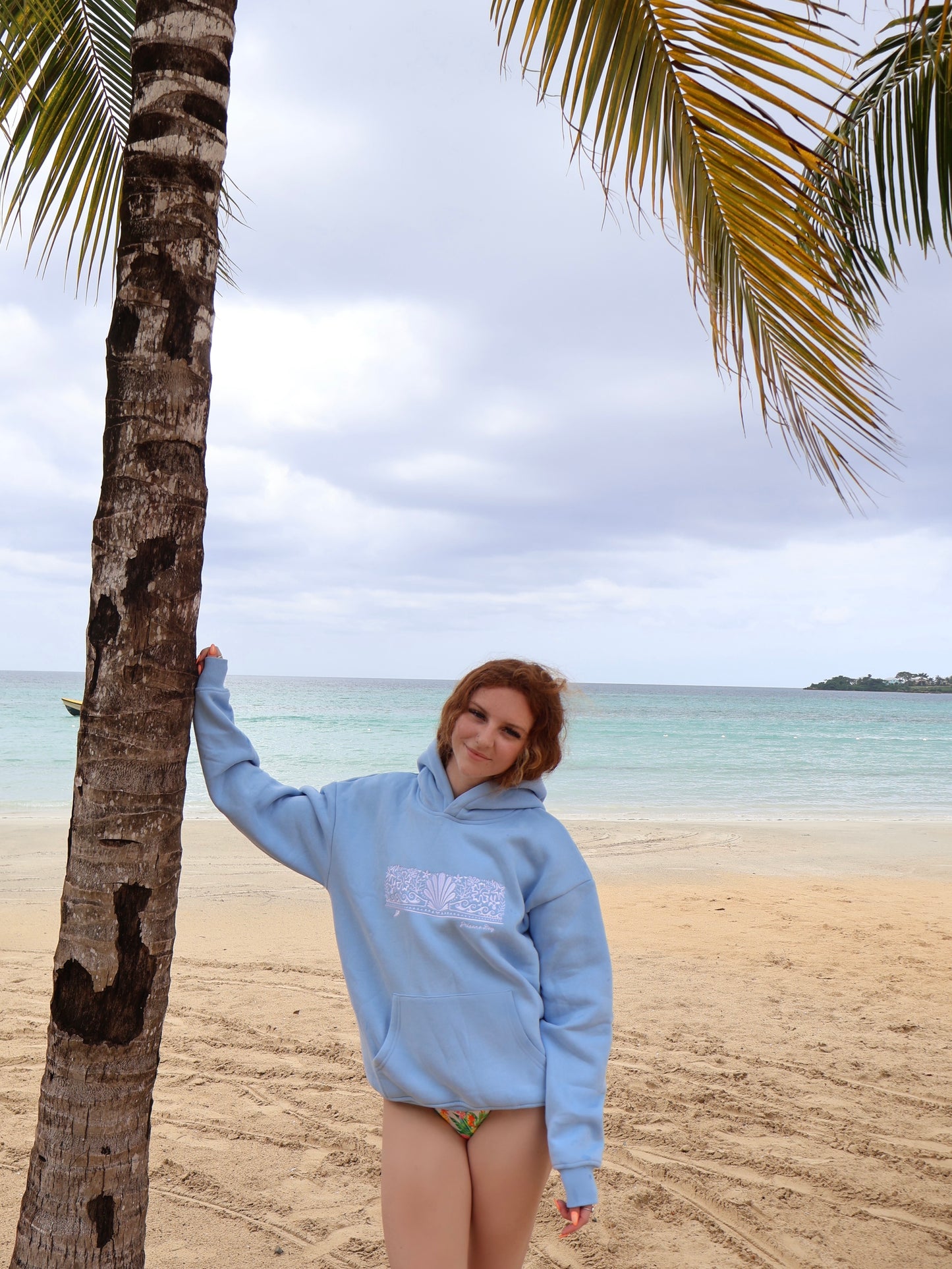 Paradise Hoodie in Tidal Blue