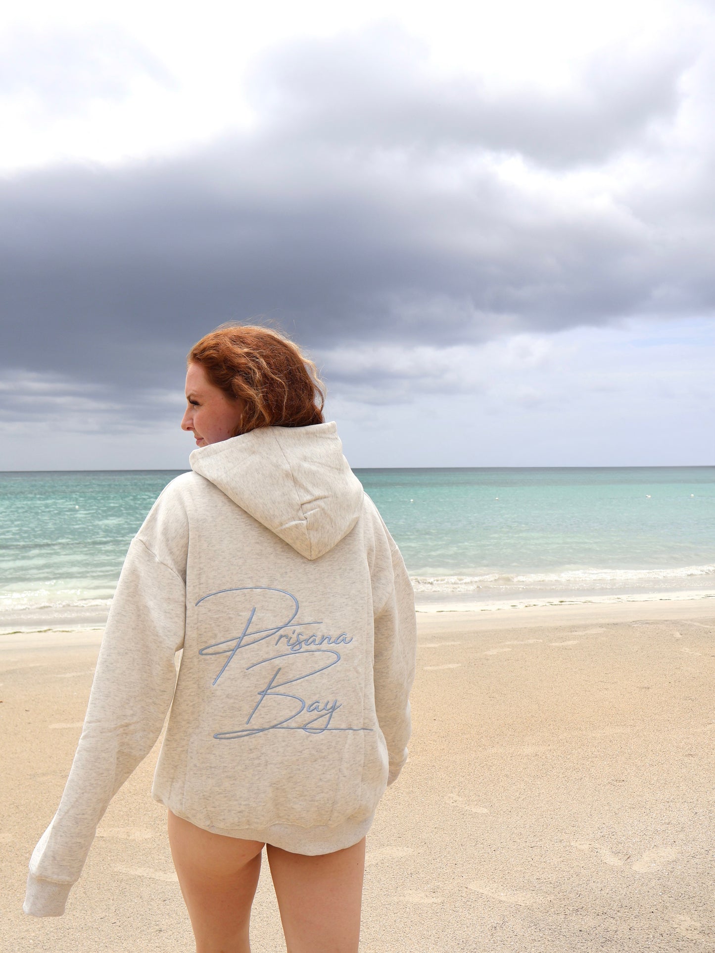 Blue Bow Hoodie