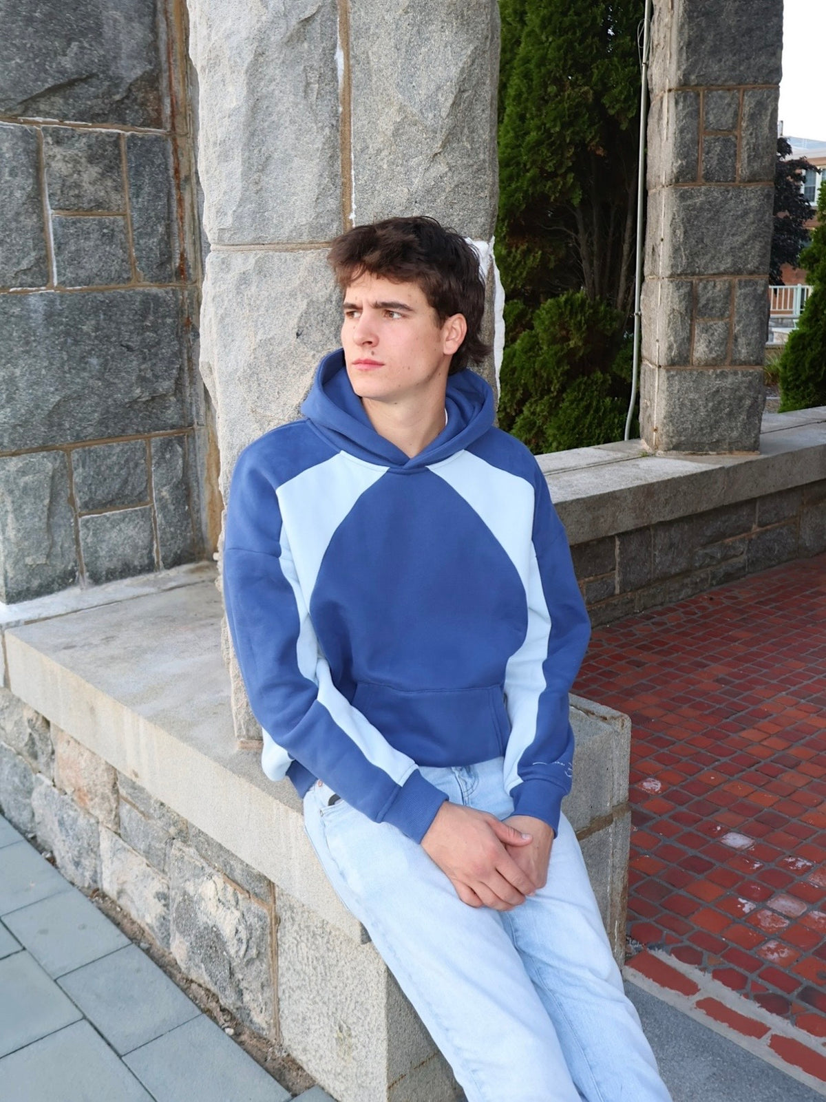 Campus Hoodie in Navy
