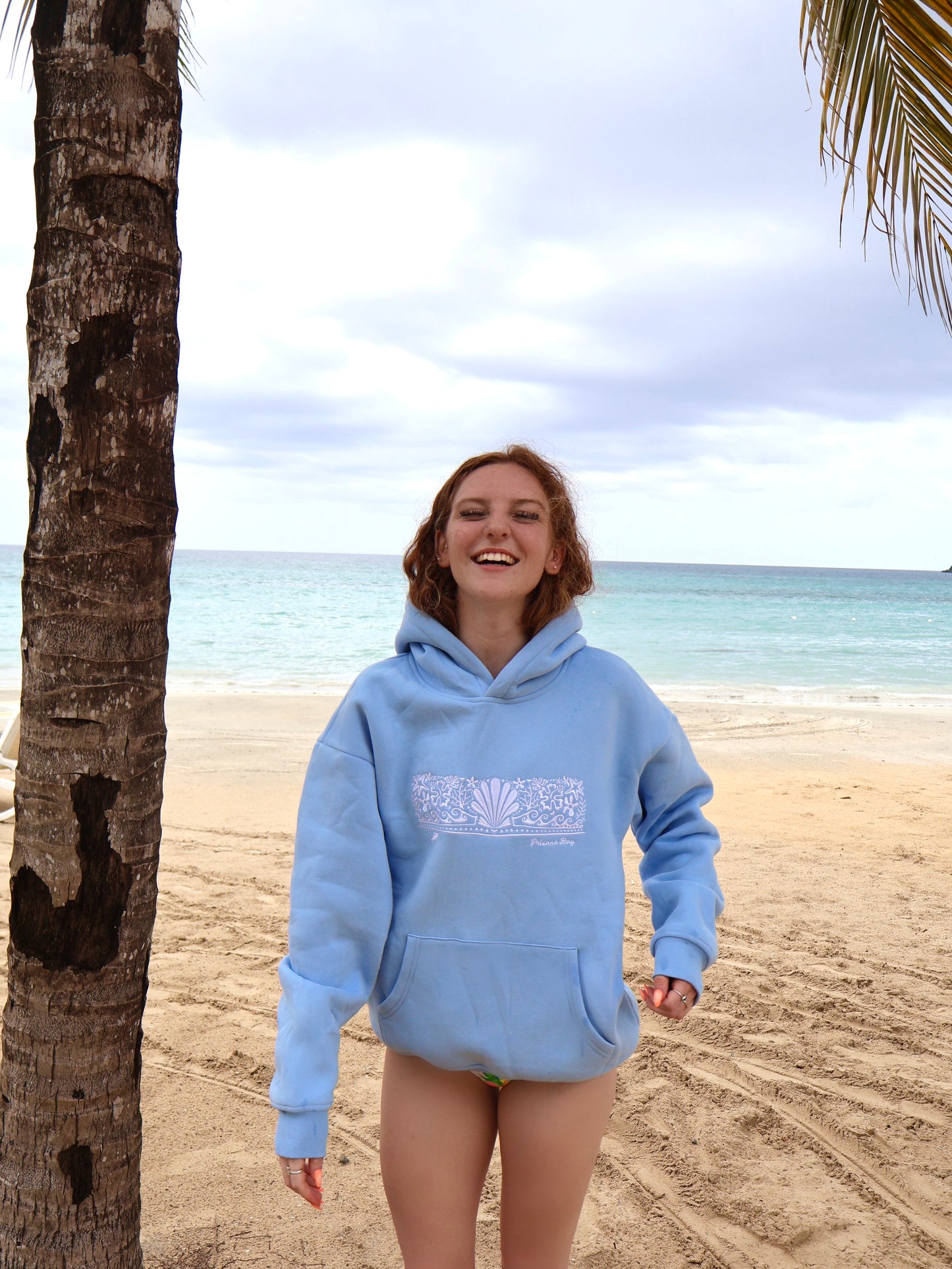 Paradise Hoodie in Tidal Blue