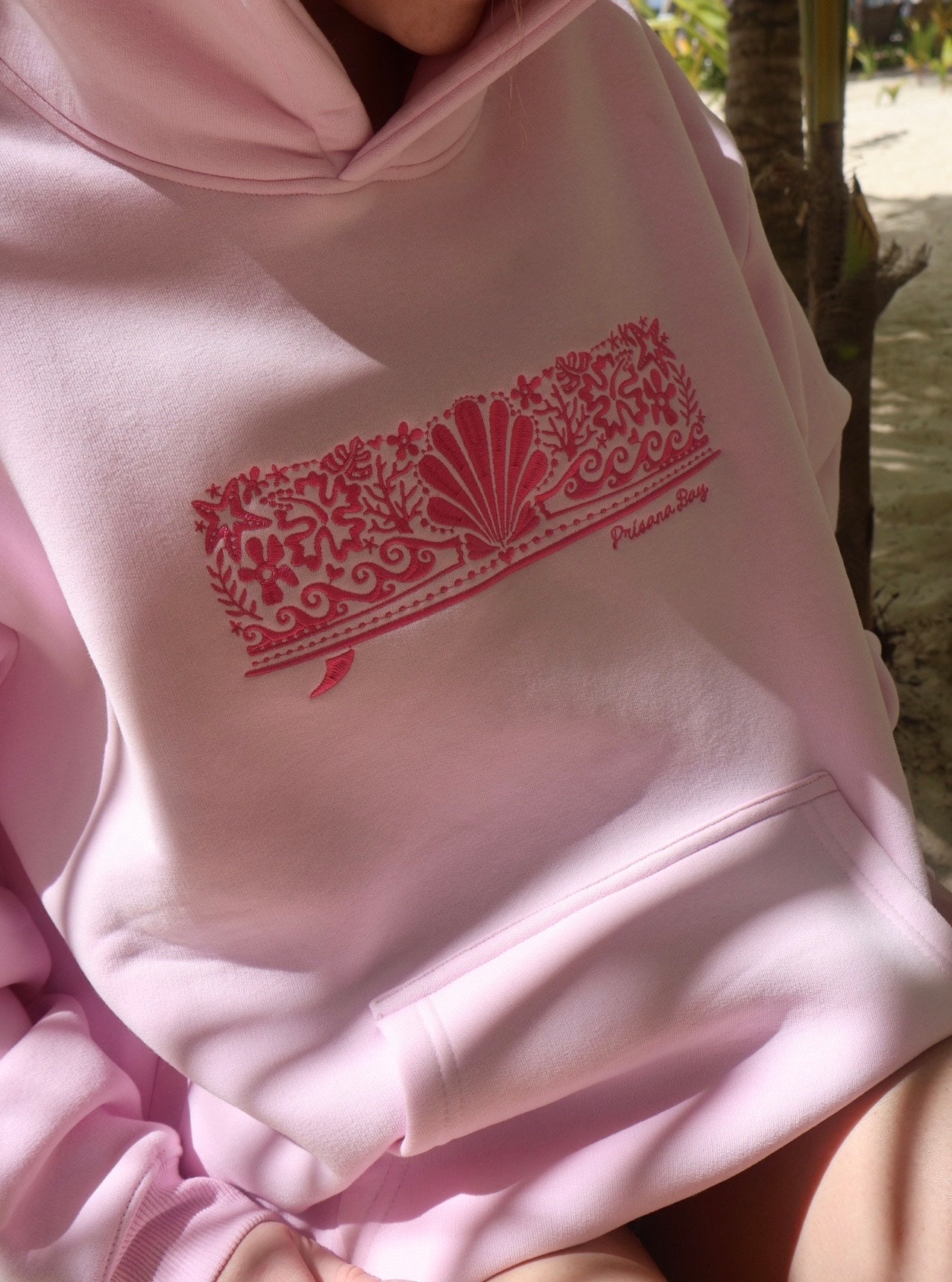 Paradise Hoodie in Sunset Pink
