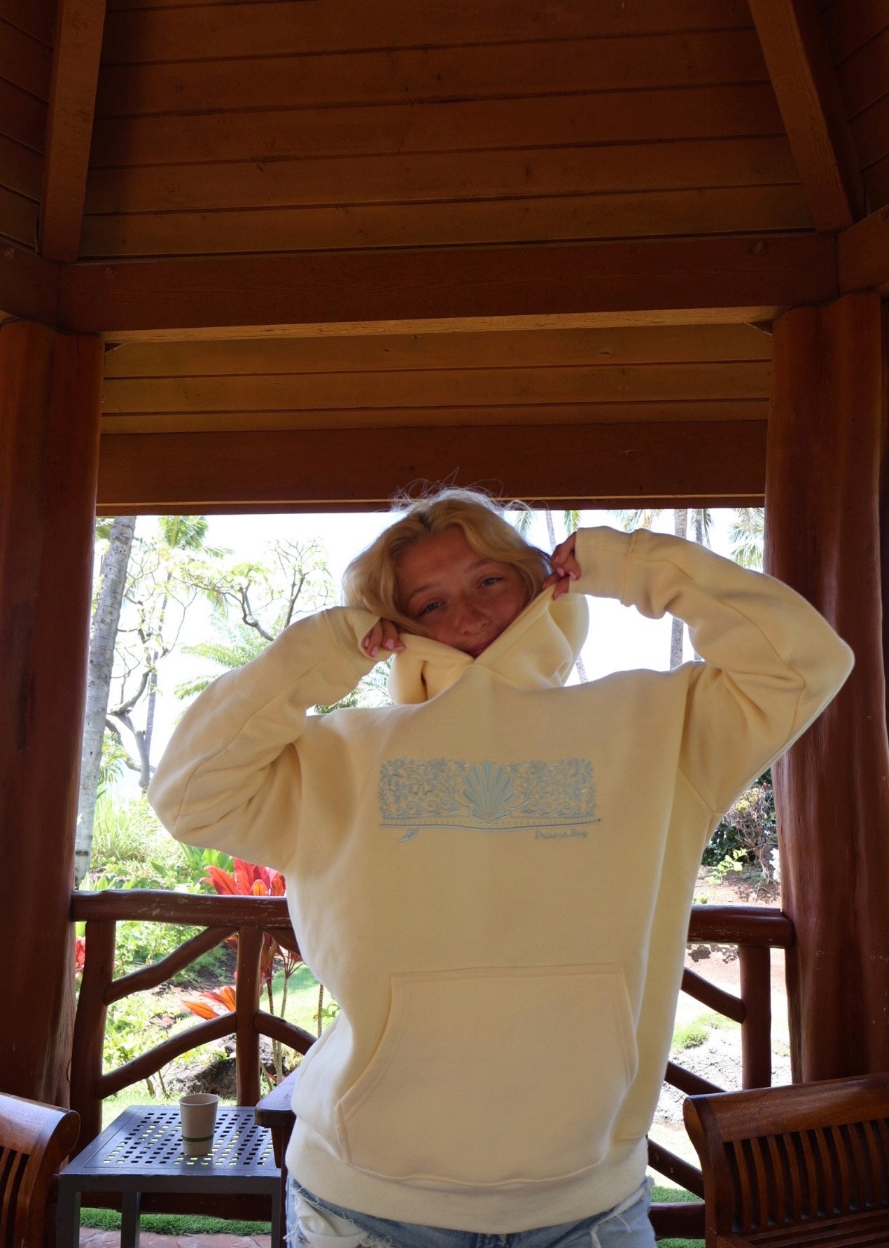 Paradise Hoodie in Honeydew