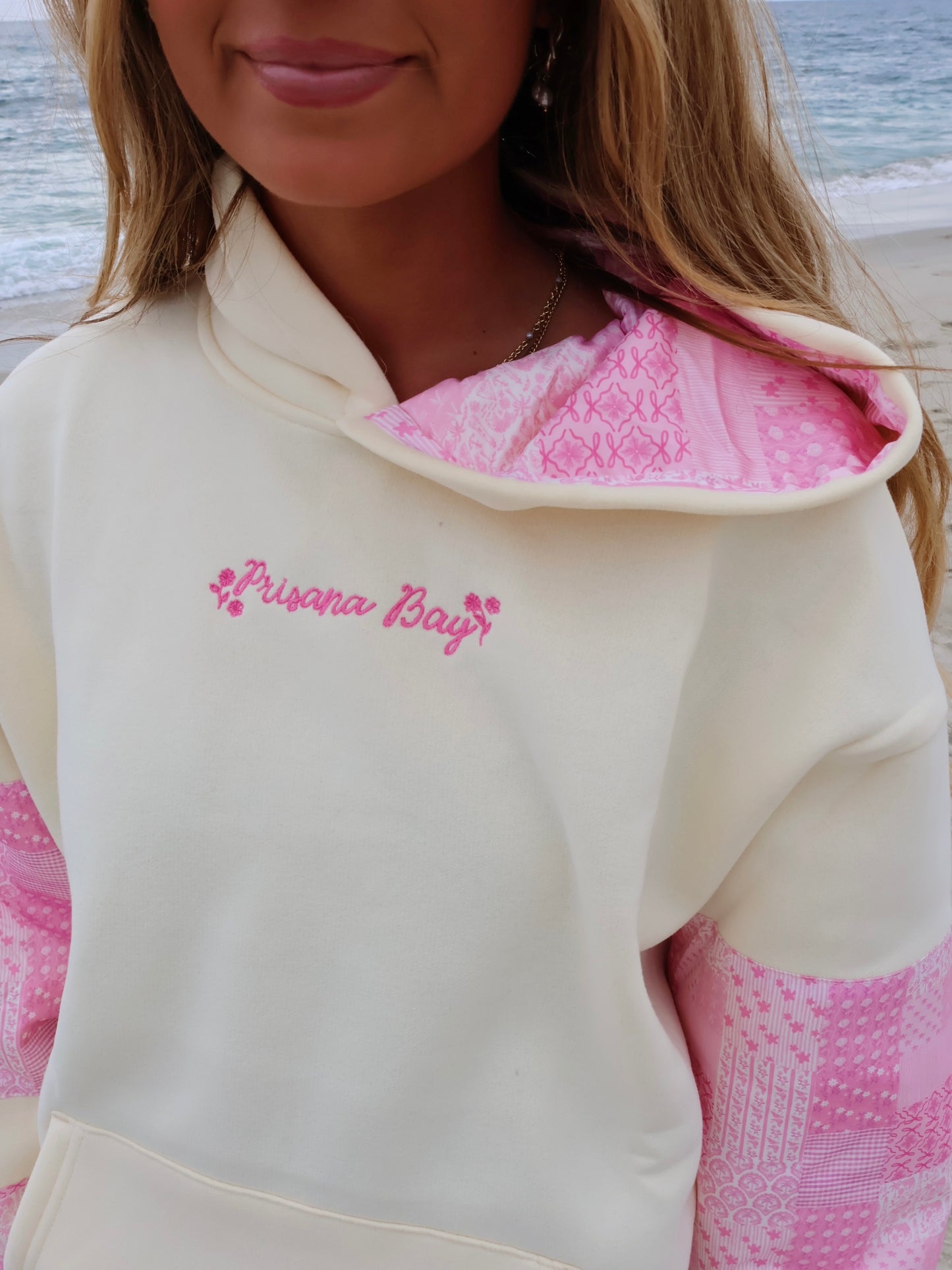 Patchwork Hoodie in Daisy