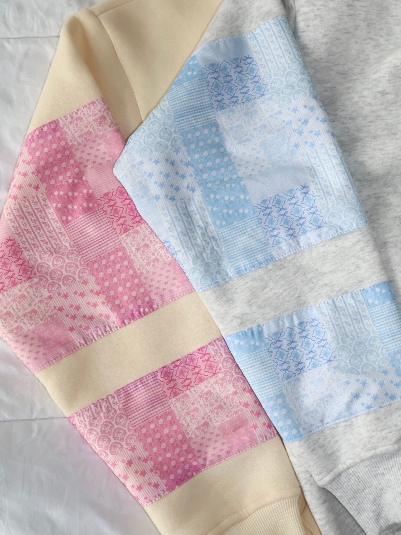 Patchwork Hoodie in Daisy