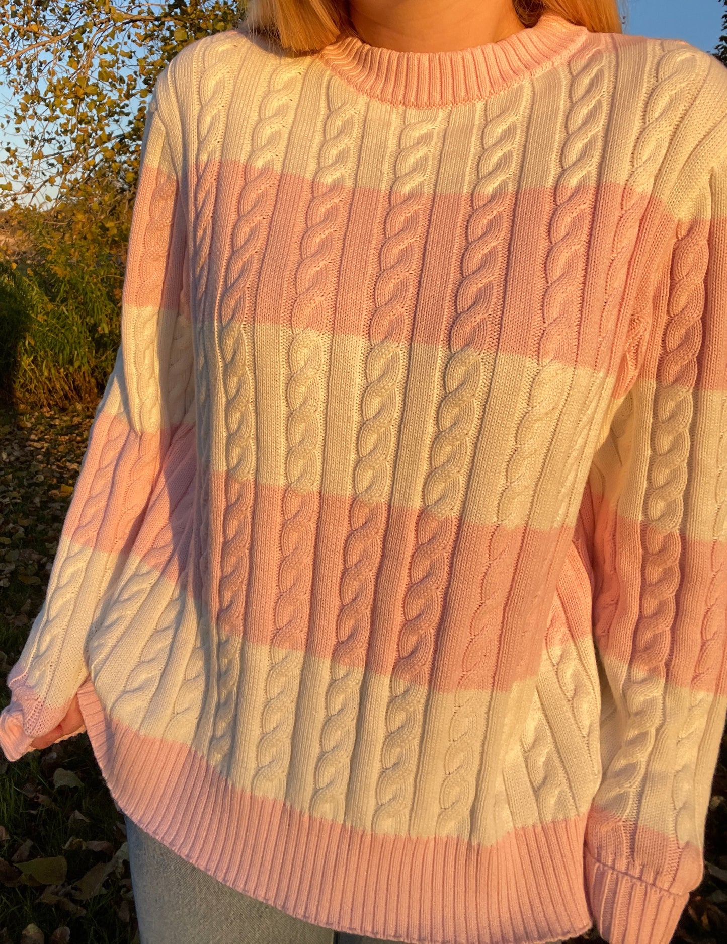 Strawberry Cream Sweater