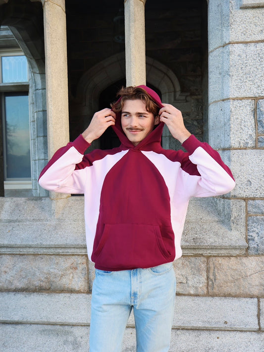 Campus Hoodie in Burgundy
