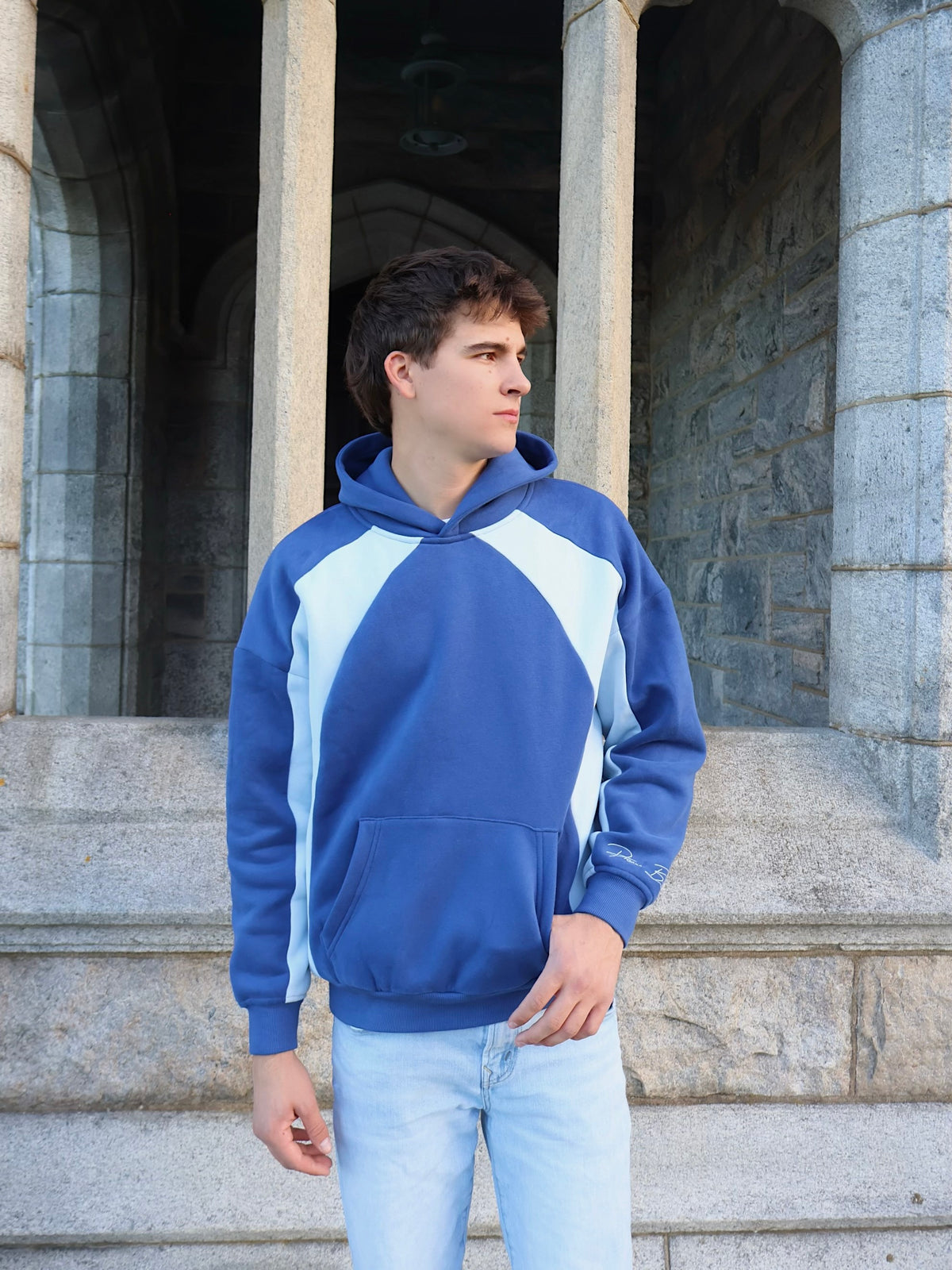 Campus Hoodie in Navy