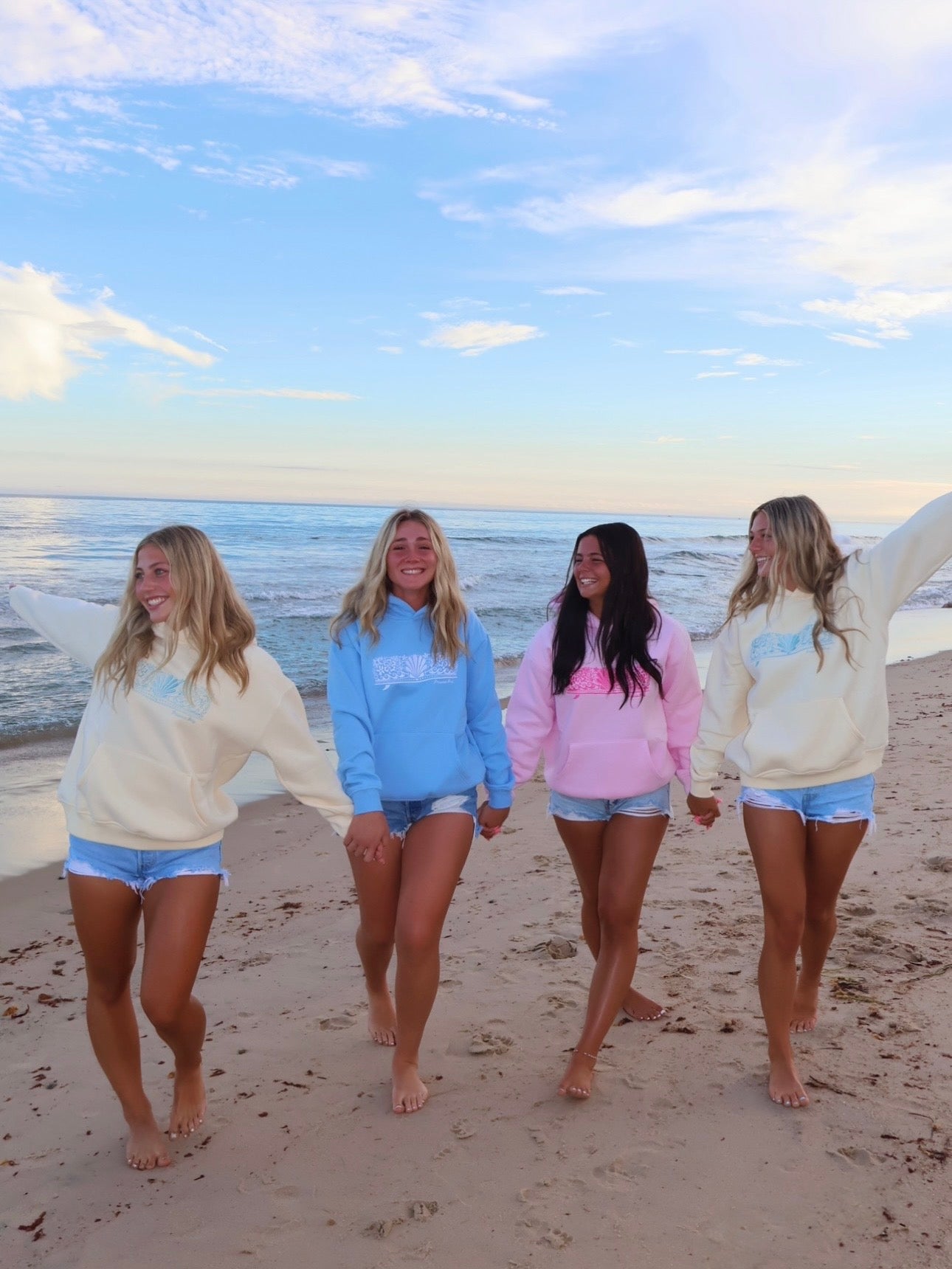 Paradise Hoodie in Tidal Blue