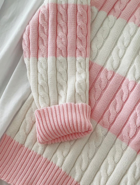 Strawberry Cream Sweater