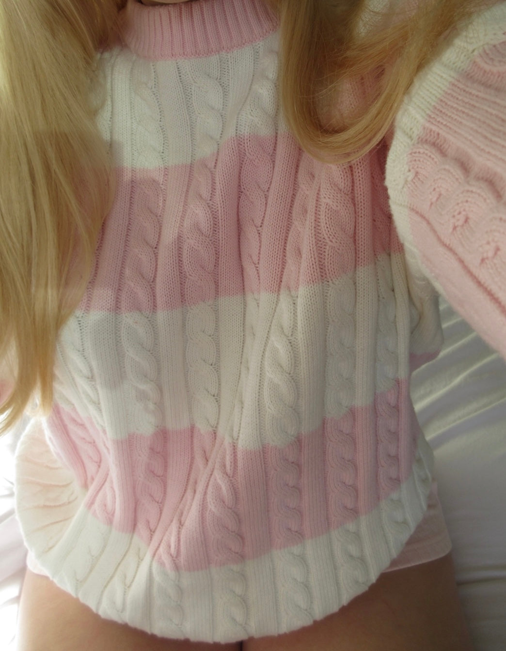 Strawberry Cream Sweater